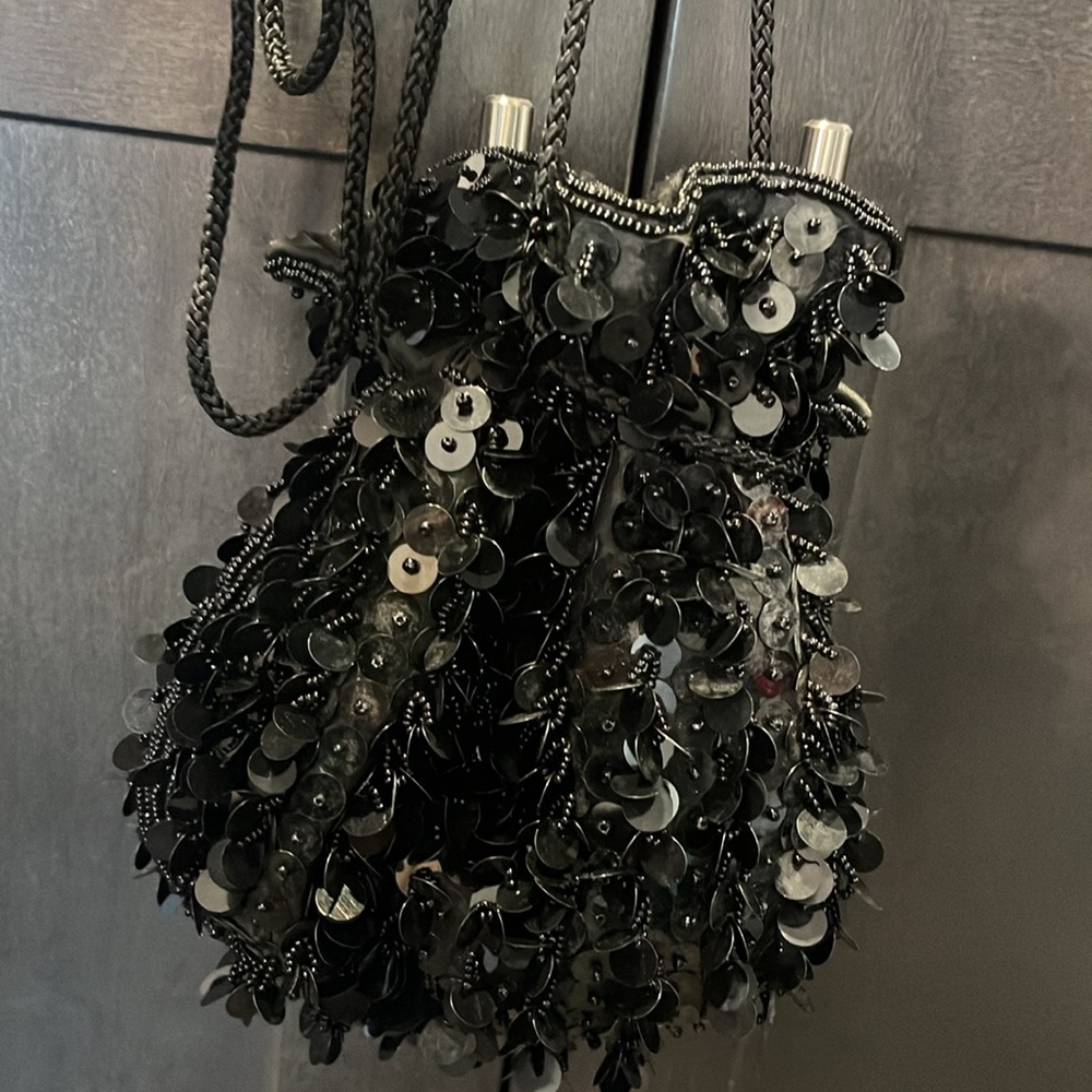 Evening Bag with lots of Beads. Can be a Crossbody. Great for Prom or any party